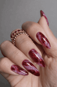 Red Marble Glitter